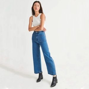 ☀️ROLLA'S Blue Wide Leg Jeans🌊